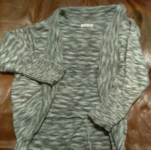Gray sweater cardigan